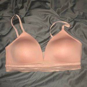 Coral pink bra light padding